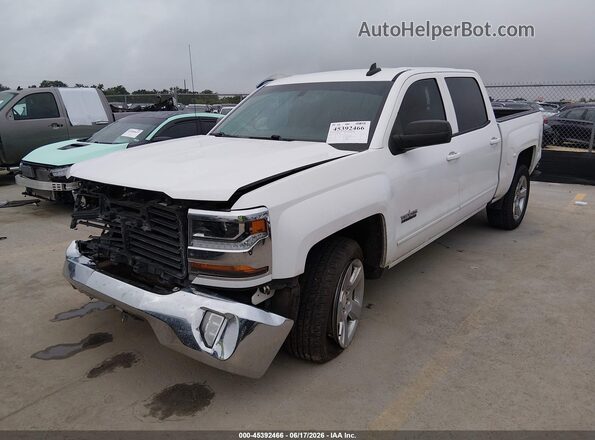3GCPCREC7JG413608 2018 CHEVROLET SILVERADO White Առջևի ձախ երեք քառորդ տեսարան
