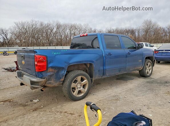 3GCPCREC7JG485487 2018 CHEVROLET SILVERADO Синий Задняя правая четверть