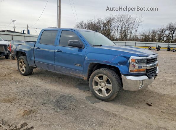 3GCPCREC7JG485487 2018 CHEVROLET SILVERADO Синий Передняя правая четверть