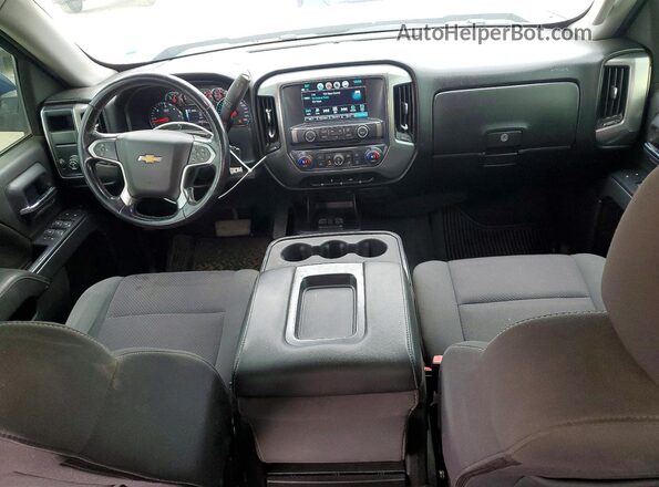 3GCPCREC7JG485487 2018 CHEVROLET SILVERADO Синий Вид панели приборов