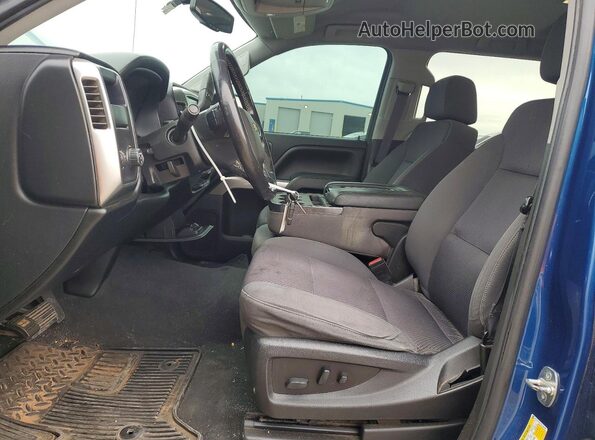 3GCPCREC7JG485487 2018 CHEVROLET SILVERADO Синий Вид салона спереди