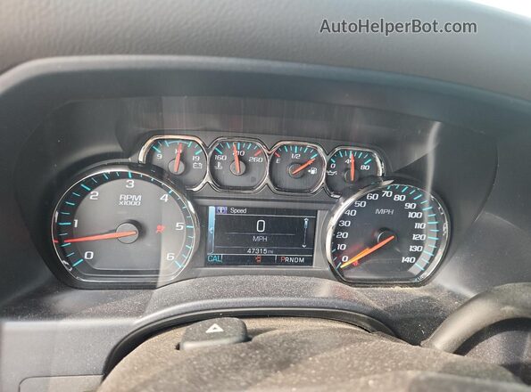 3GCPCREC8GG137867 2016 CHEVROLET SILVERADO White Սարքավորումների վահանակի տեսք
