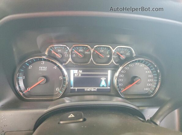 3GCPCREC8JG203602 2018 CHEVROLET SILVERADO Silver Vista del cuadro de instrumentos
