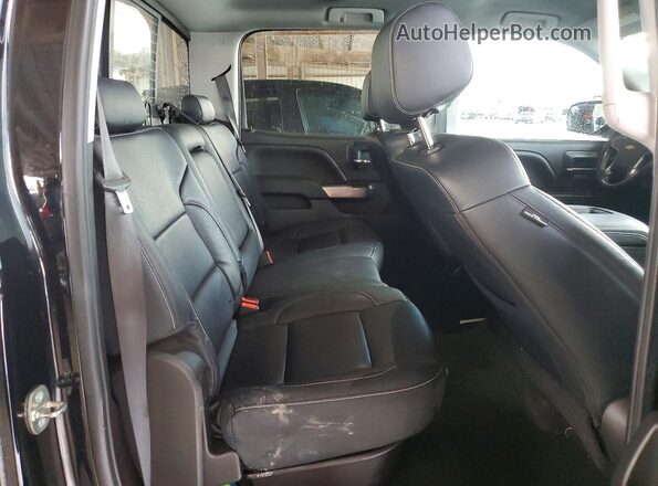 3GCPCREC8JG261354 2018 CHEVROLET SILVERADO Black უკანა სავარძლების ხედი