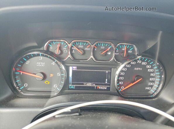 3GCPCREC9GG300431 2016 CHEVROLET SILVERADO Black Սարքավորումների վահանակի տեսք
