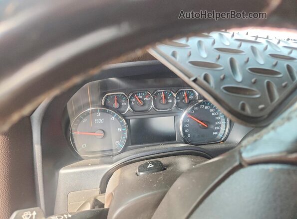 3GCPCREC9HG419176 2017 CHEVROLET SILVERADO Red Вид щитка приладів