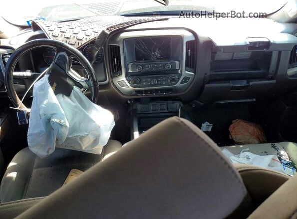 3GCPCREC9HG419176 2017 CHEVROLET SILVERADO Red Вид панелі приладів