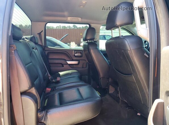 3GCPCRECXGG194586 2016 CHEVROLET SILVERADO Black უკანა სავარძლების ხედი