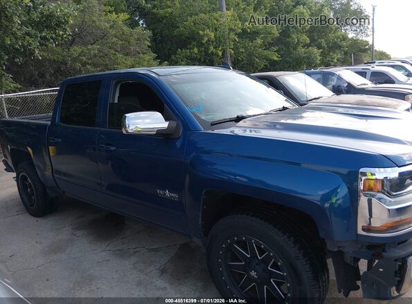 3GCPCRECXHG295676 2017 CHEVROLET SILVERADO Blue უკანა სალონის ხედი