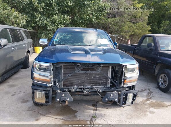 3GCPCRECXHG295676 2017 CHEVROLET SILVERADO Blue ხელსაწყოთა პანელის ხედი
