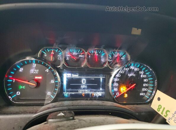 3GCPCREH0GG211424 2016 CHEVROLET SILVERADO Brown Vista del cuadro de instrumentos