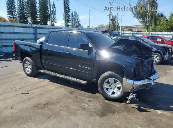 3GCPCREH3JG436511 2018 CHEVROLET SILVERADO Черный Передняя правая четверть