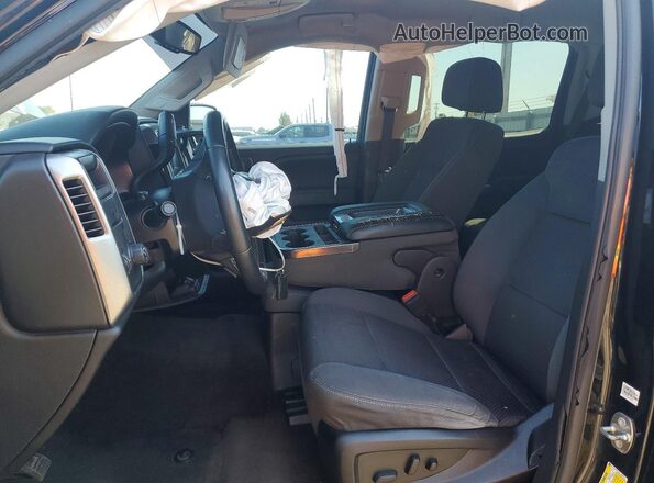 3GCPCREH3JG436511 2018 CHEVROLET SILVERADO Черный Вид салона спереди
