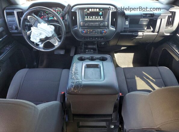 3GCPCREH3JG436511 2018 CHEVROLET SILVERADO Черный Вид панели приборов