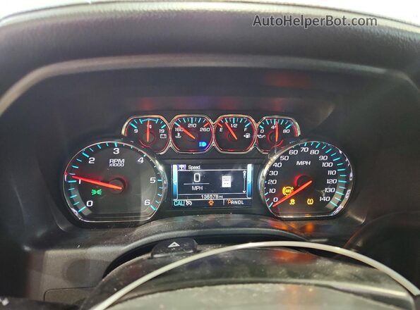 3GCPCSEC4JG402444 2018 CHEVROLET SILVERADO Silver Widok zestawu wskaźników