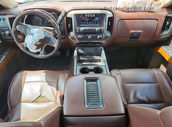 3GCPCTEC0HG189993 2017 CHEVROLET SILVERADO White Вид панелі приладів