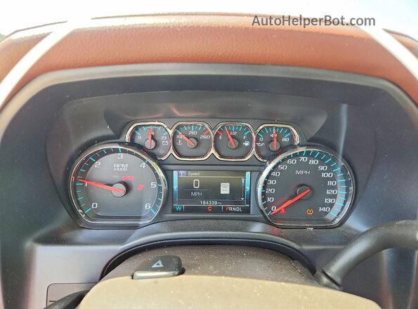 3GCPCTEC0HG189993 2017 CHEVROLET SILVERADO White Вид щитка приладів