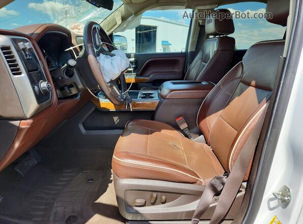 3GCPCTEC0HG189993 2017 CHEVROLET SILVERADO White Вид салону спереду