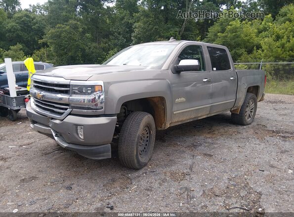 3GCPCTEC6HG341453 2017 CHEVROLET SILVERADO Gray Առջևի ձախ երեք քառորդ տեսարան