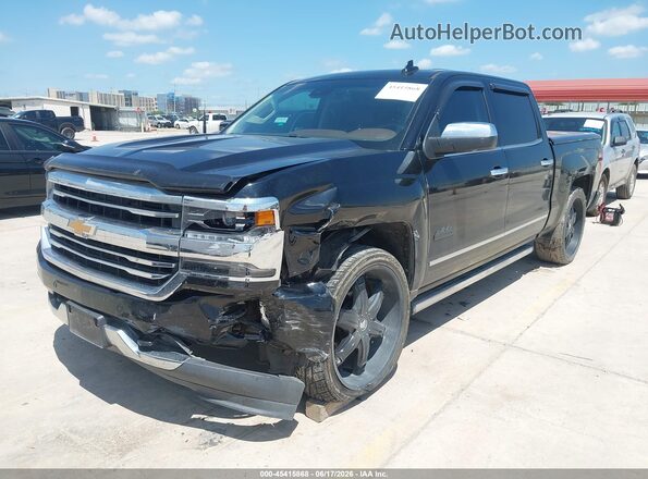 3GCPCTEC6JG449531 2018 CHEVROLET SILVERADO Black Передня ліва чверть