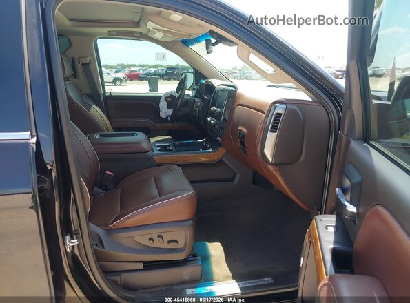 3GCPCTEC6JG449531 2018 CHEVROLET SILVERADO Black Вид салону спереду