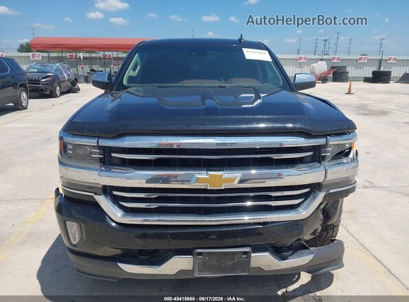3GCPCTEC6JG449531 2018 CHEVROLET SILVERADO Black Вид щитка приладів
