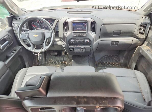 3GCPDAEK8NG546180 2022 CHEVROLET SILVERADO Белый Вид панели приборов