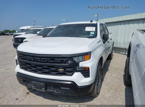3GCPDAEKXRG110601 2024 CHEVROLET SILVERADO White Vista tres cuartos delantera izquierda