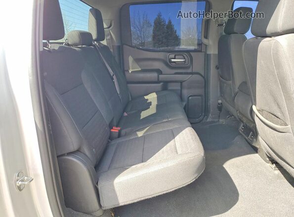 3GCPDBEK6NG561525 2022 CHEVROLET SILVERADO Silver უკანა სავარძლების ხედი