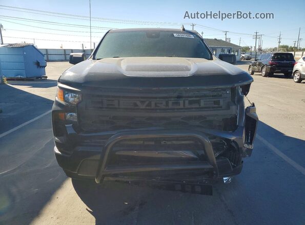 3GCPDBEK7NG559783 2022 CHEVROLET SILVERADO Black Front view