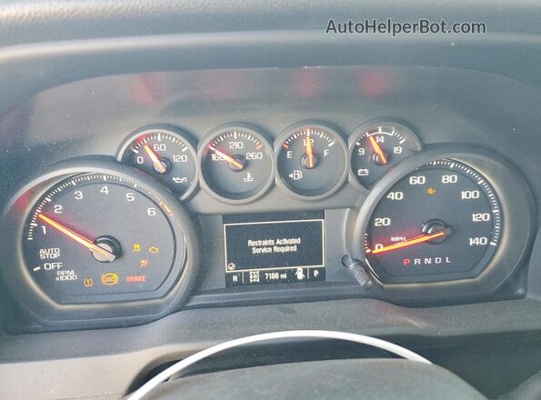 3GCPDBEK7NG559783 2022 CHEVROLET SILVERADO Black Instrument cluster view