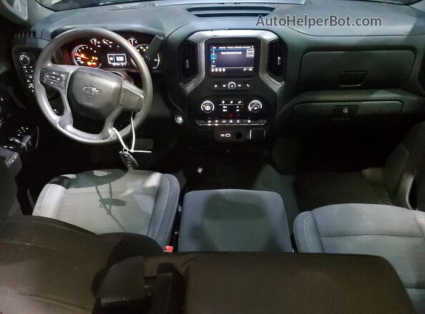 3GCPDCED0NG672983 2022 CHEVROLET SILVERADO Black Vista del salpicadero