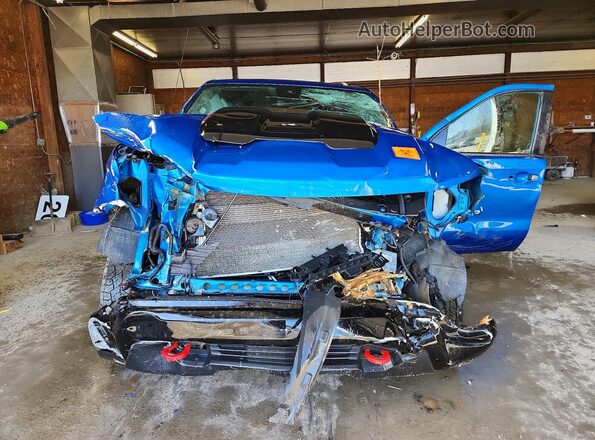 3GCPDCEDXNG504123 2022 CHEVROLET SILVERADO Blue Front view