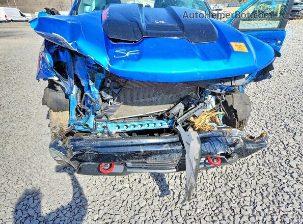 3GCPDCEDXNG504123 2022 CHEVROLET SILVERADO Blue Rear interior view