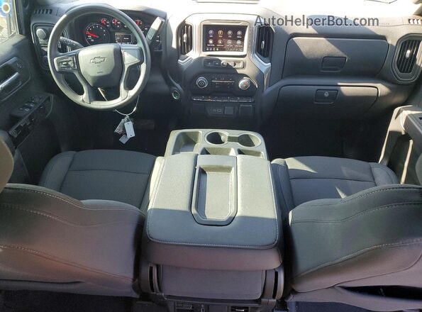 3GCPDCEK6RG398578 2024 CHEVROLET SILVERADO Серебряный Вид панели приборов