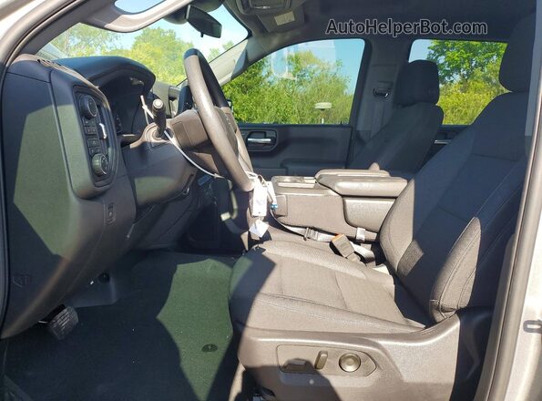 3GCPDCEK6RG398578 2024 CHEVROLET SILVERADO Серебряный Вид салона спереди