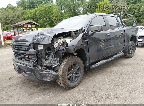 3GCPDCEK8RG182263 2024 CHEVROLET SILVERADO Dark Blue წინა მარცხენა ხედი სამი მეოთხედიდან
