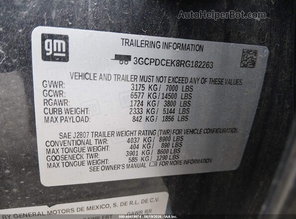 3GCPDCEK8RG182263 2024 CHEVROLET SILVERADO Dark Blue ძრავის განყოფილების ხედი