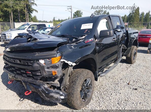 3GCPDCEKXNG540277 2022 CHEVROLET SILVERADO Black Przód lewy