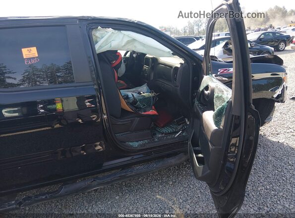3GCPDCEKXNG540277 2022 CHEVROLET SILVERADO Black Widok wnętrza z przodu