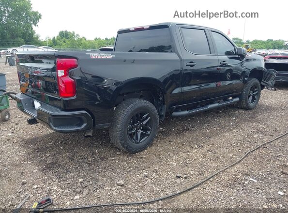 3GCPDFEK8PG249748 2023 CHEVROLET SILVERADO Черный Задняя правая четверть