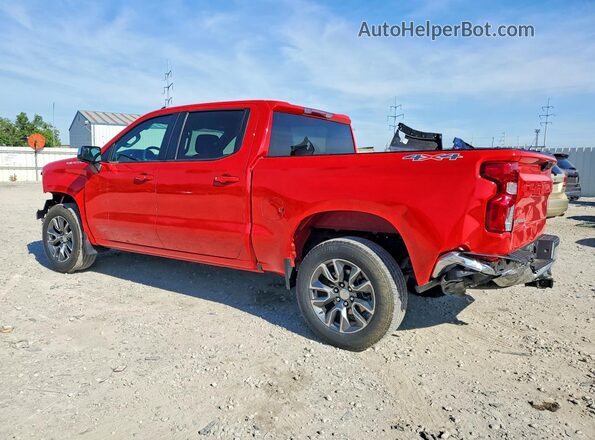 3GCPDKEK1RG225352 2024 CHEVROLET SILVERADO Красный Задняя левая четверть
