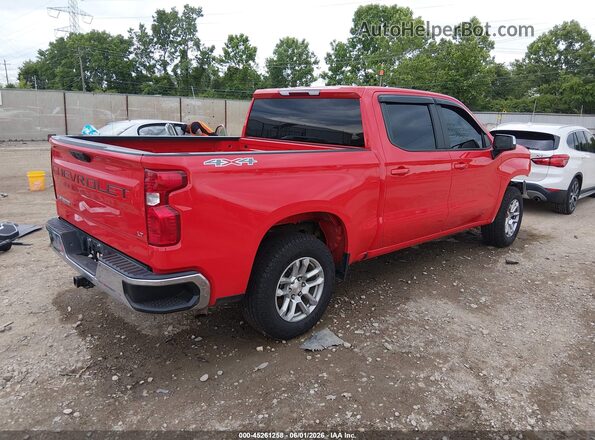 3GCPDKEKXPG199203 2023 CHEVROLET SILVERADO Красный Задняя правая четверть