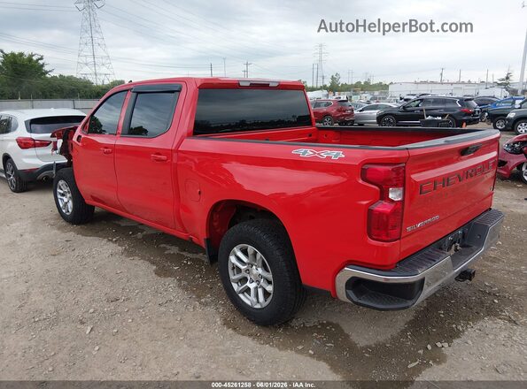 3GCPDKEKXPG199203 2023 CHEVROLET SILVERADO Красный Задняя левая четверть