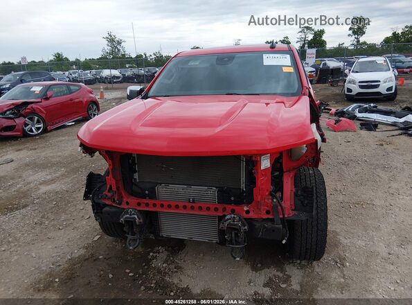 3GCPDKEKXPG199203 2023 CHEVROLET SILVERADO Красный Вид задней части салона