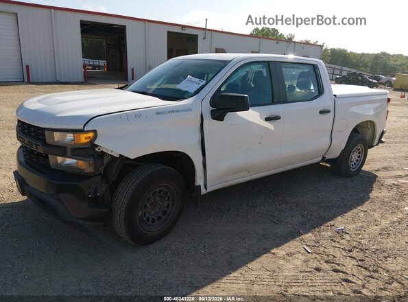 3GCPWAEH2MG207363 2021 CHEVROLET SILVERADO White Vista tres cuartos delantera izquierda