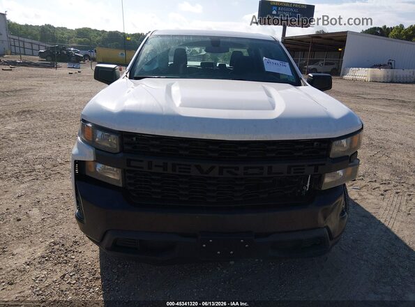 3GCPWAEH2MG207363 2021 CHEVROLET SILVERADO White Vista del cuadro de instrumentos