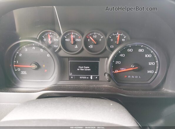 3GCPWBEF3LG263332 2020 CHEVROLET SILVERADO Серебряный Вид задних сидений