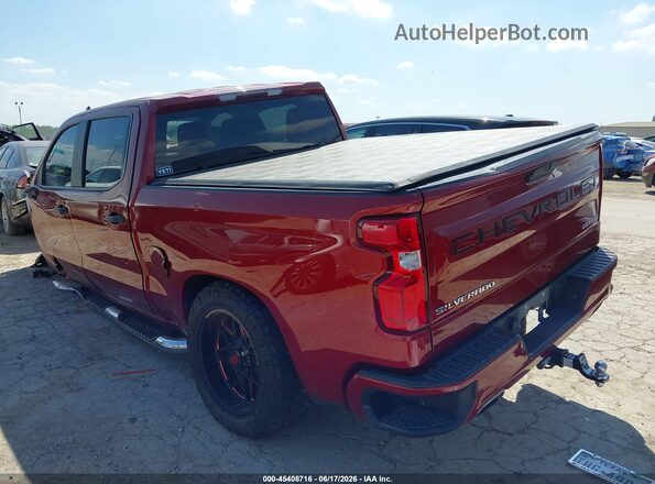 3GCPWBEF7LG165954 2020 CHEVROLET SILVERADO Темно-бордовый Задняя левая четверть