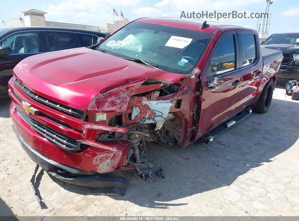 3GCPWBEF7LG165954 2020 CHEVROLET SILVERADO Темно-бордовый Передняя левая четверть